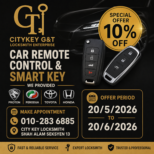 CITY KEY LOCKSMITH SHAH ALAM